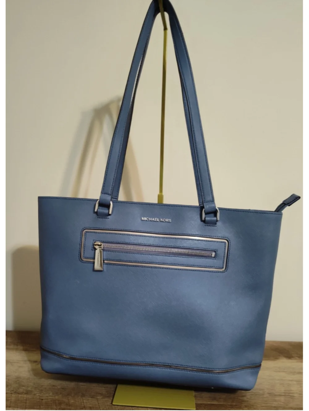 Michael Kors Cornflower Blue Leather Padded Handbag